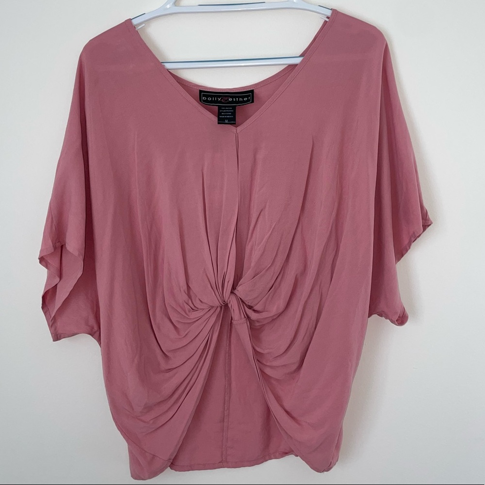 Pink Polly Esther essentials top.